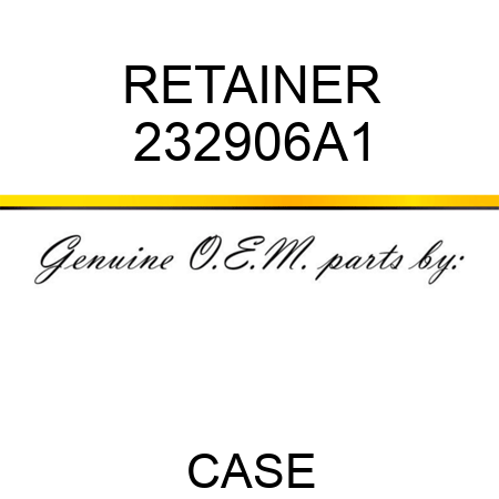 RETAINER 232906A1