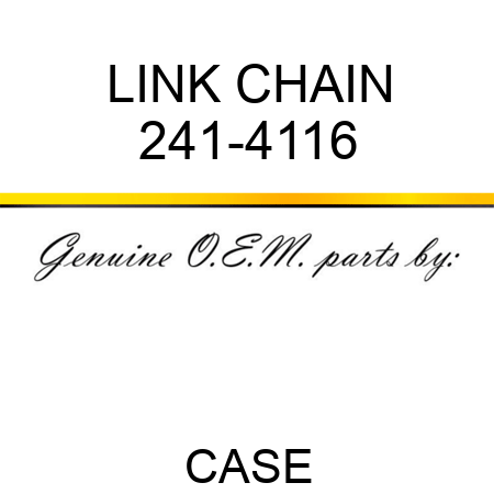 LINK, CHAIN 241-4116