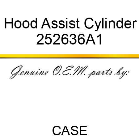 Hood Assist Cylinder 252636A1