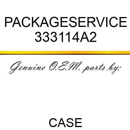 PACKAGE,SERVICE 333114A2