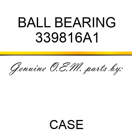 BALL BEARING 339816A1