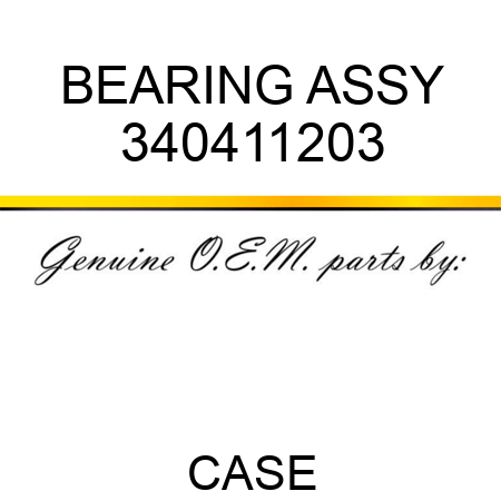 BEARING ASSY 340411203