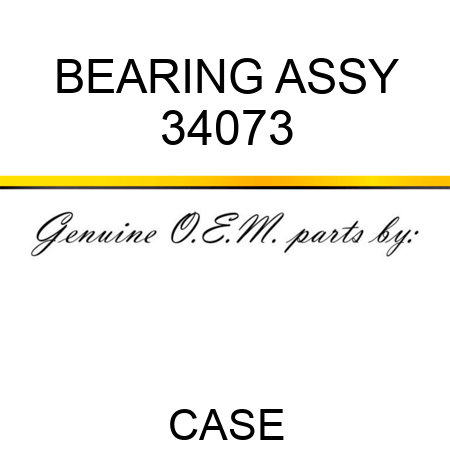 BEARING ASSY 34073