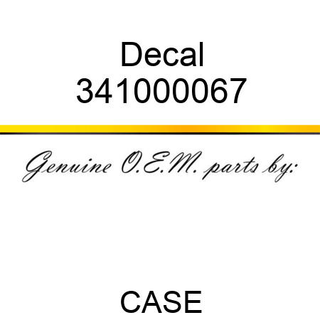 Decal 341000067