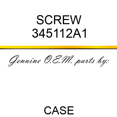 SCREW 345112A1