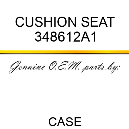 CUSHION, SEAT 348612A1