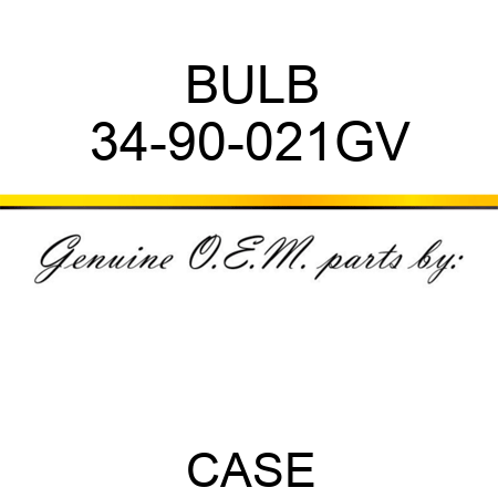 BULB 34-90-021GV