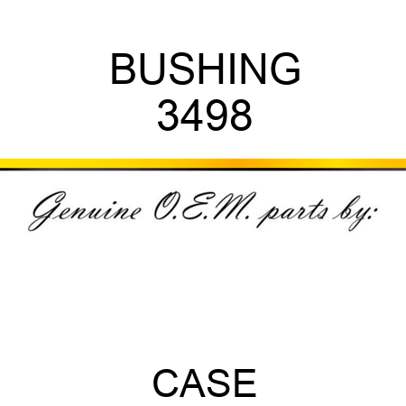 BUSHING 3498