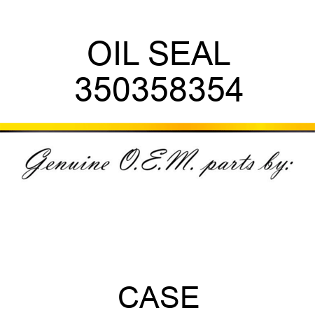 OIL SEAL 350358354