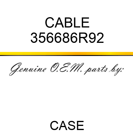 CABLE 356686R92