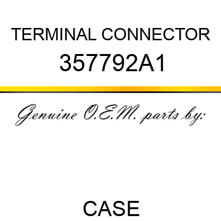 TERMINAL CONNECTOR 357792A1