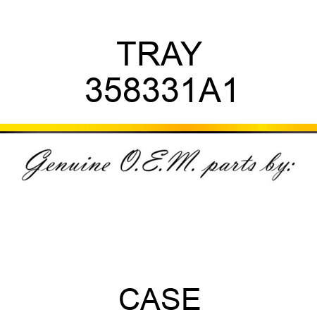 TRAY 358331A1