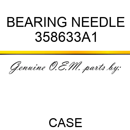 BEARING, NEEDLE 358633A1