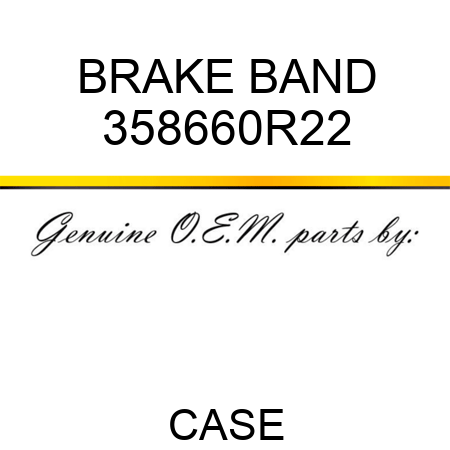 BRAKE BAND 358660R22