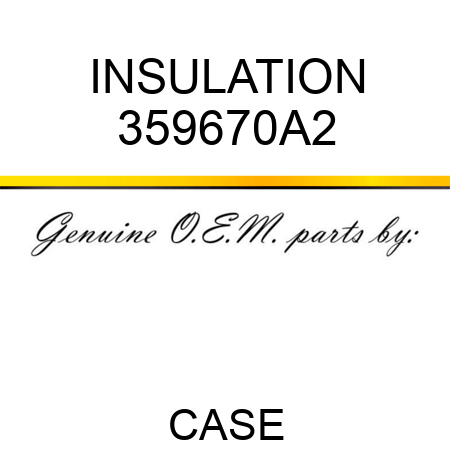 INSULATION 359670A2
