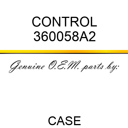 CONTROL 360058A2