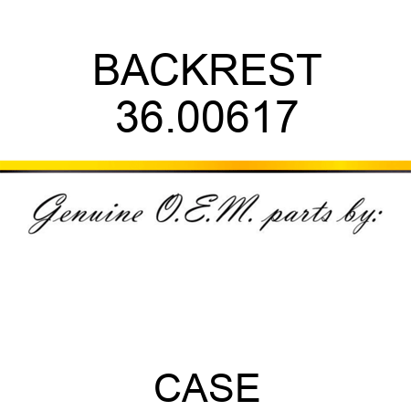 BACKREST 36.00617