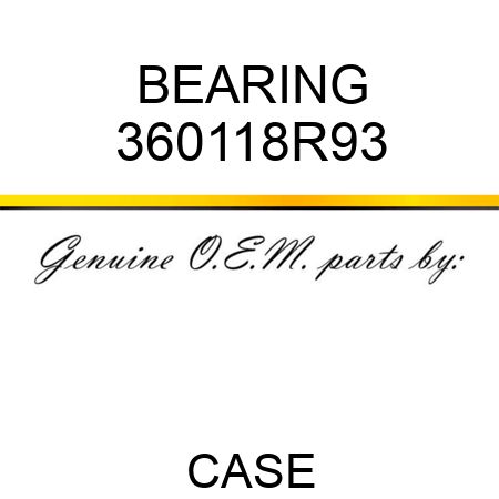 BEARING 360118R93