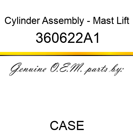 Cylinder Assembly - Mast Lift 360622A1