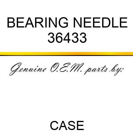 BEARING, NEEDLE 36433