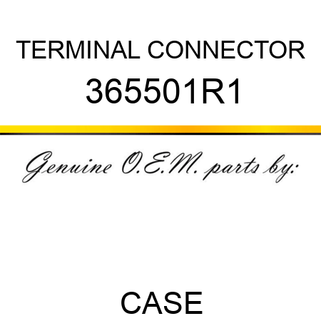 TERMINAL CONNECTOR 365501R1