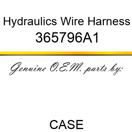 Hydraulics Wire Harness 365796A1