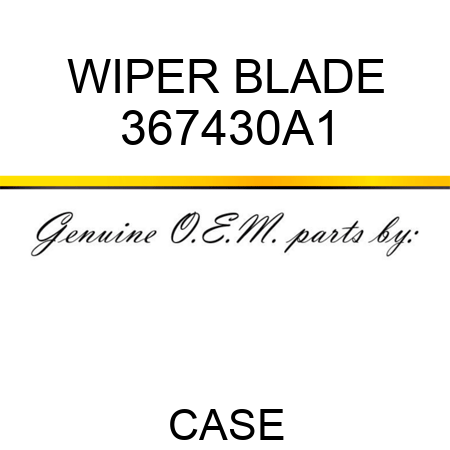 WIPER BLADE 367430A1