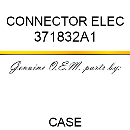 CONNECTOR, ELEC 371832A1