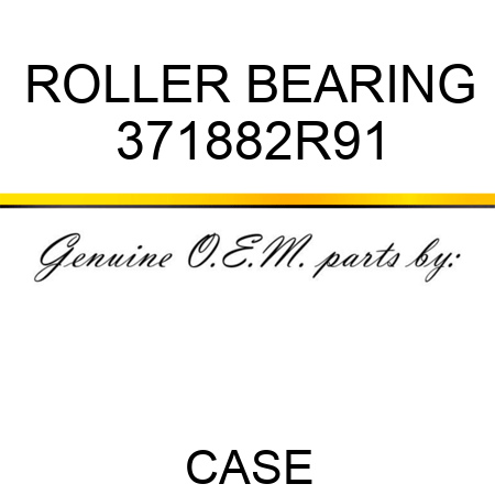 ROLLER BEARING 371882R91