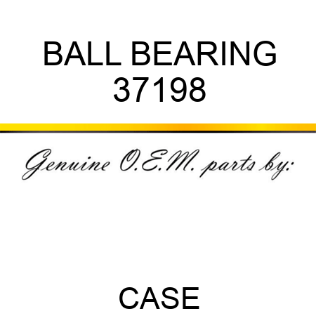BALL BEARING 37198