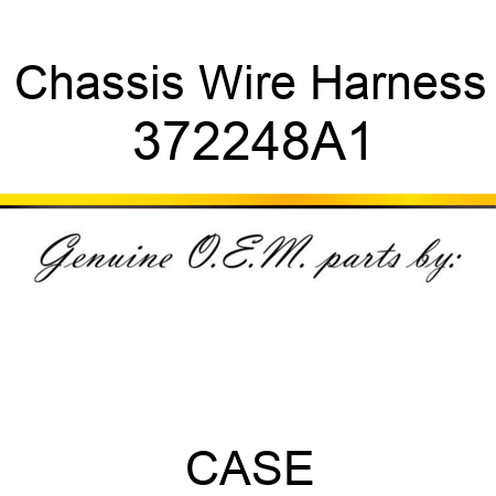 Chassis Wire Harness 372248A1