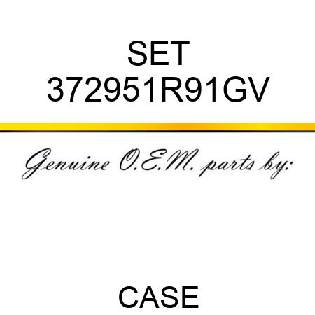 SET 372951R91GV