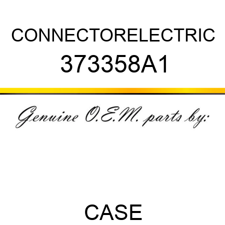 CONNECTOR,ELECTRIC 373358A1