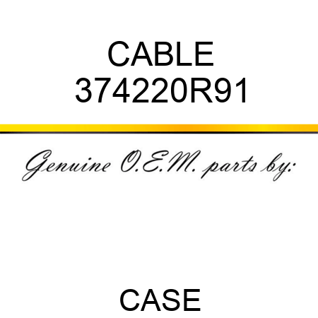 CABLE 374220R91