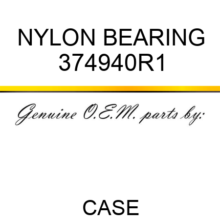 NYLON BEARING 374940R1