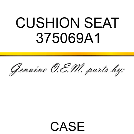 CUSHION, SEAT 375069A1