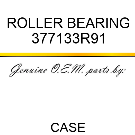 ROLLER BEARING 377133R91