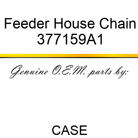 Feeder House Chain 377159A1