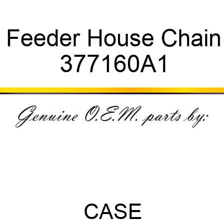 Feeder House Chain 377160A1