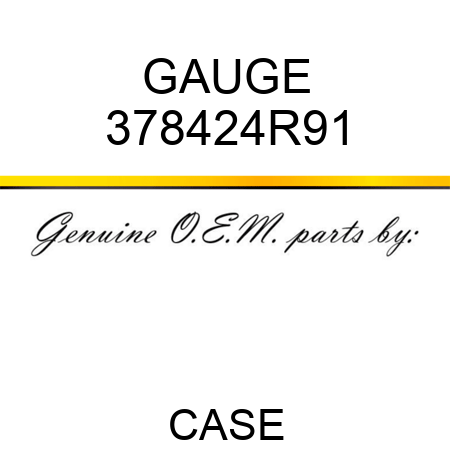 GAUGE 378424R91