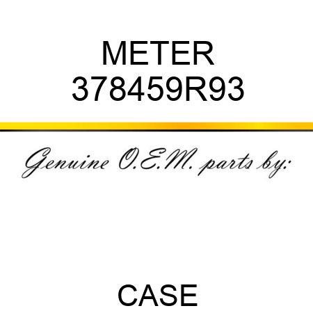METER 378459R93