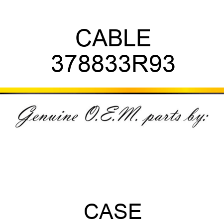 CABLE 378833R93