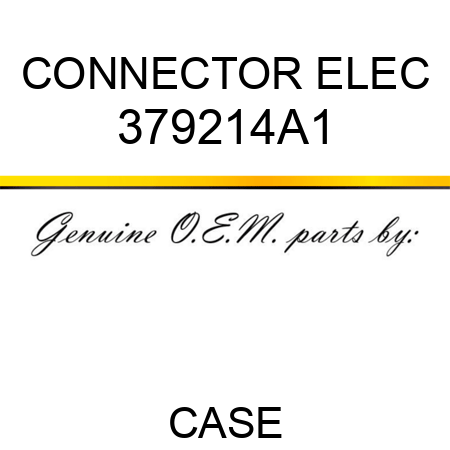 CONNECTOR, ELEC 379214A1