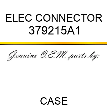 ELEC CONNECTOR 379215A1