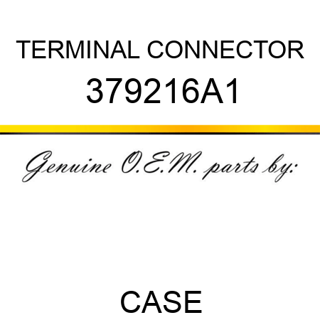 TERMINAL CONNECTOR 379216A1