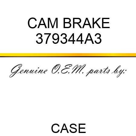 CAM, BRAKE 379344A3