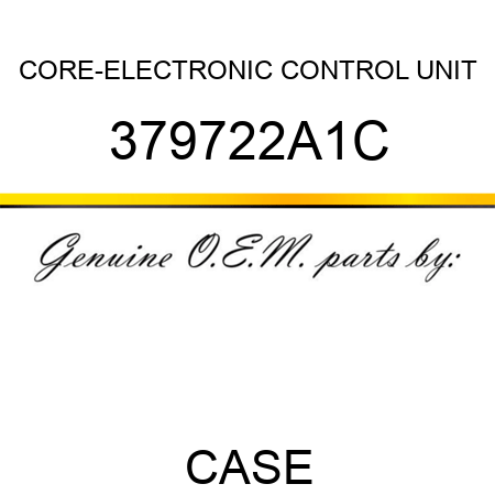 CORE-ELECTRONIC CONTROL UNIT 379722A1C