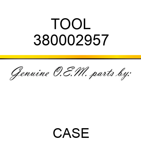 TOOL 380002957