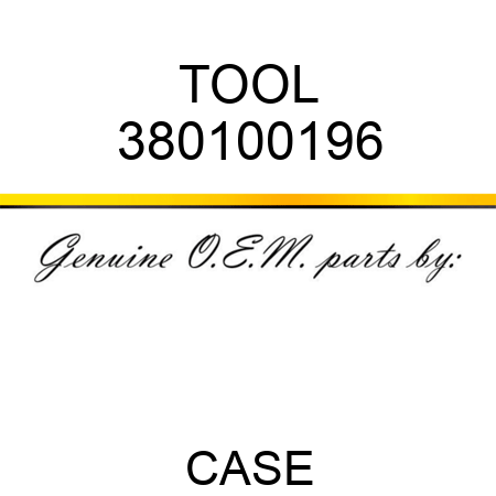 TOOL 380100196