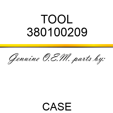 TOOL 380100209